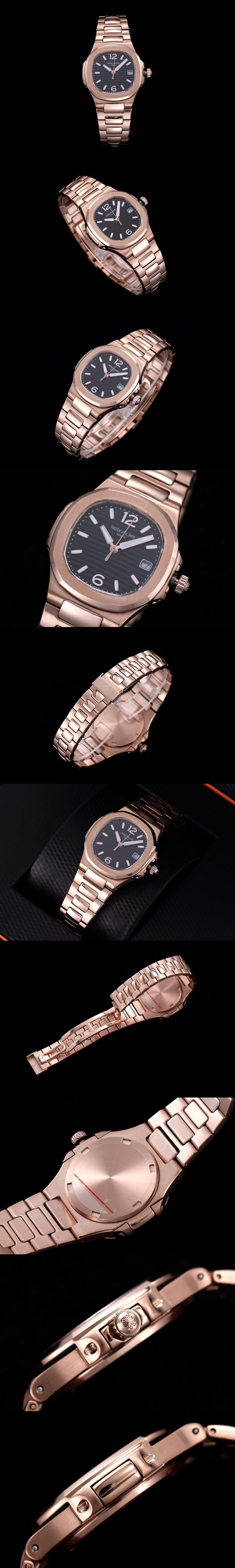 파텍필립 여성용 노틸러스-26 쿼츠 34mm 70111